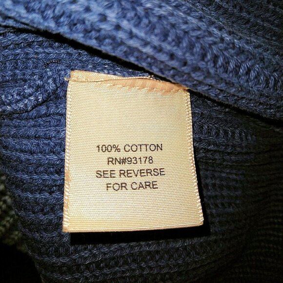 Philosophy Sweater Pullover Heather Blue Women Cotton Size Medium - Picture 7 of 7